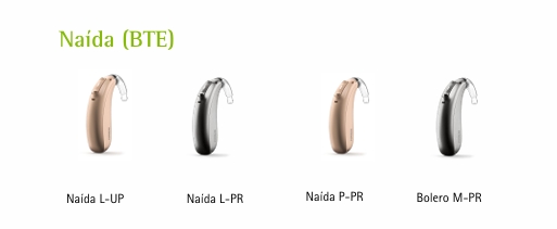 Phonak Naida behind-the-ear hearing aid